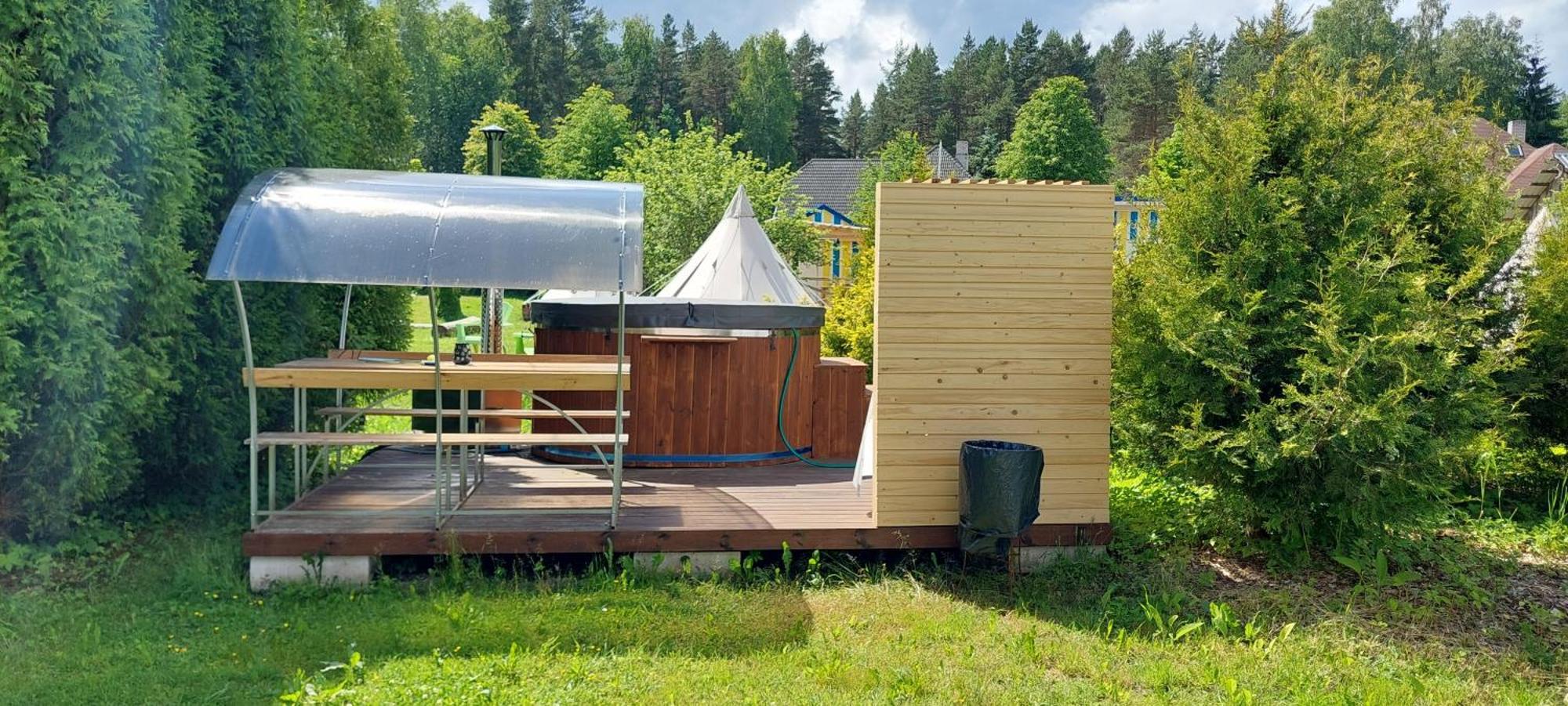 普里恩斯慕斯 Glamping Fluffy Horns - Glempings Pukainie Ragi酒店 外观 照片